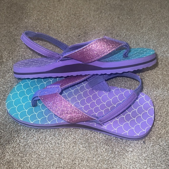 Mermaid sling back flip flops - Picture 3 of 4
